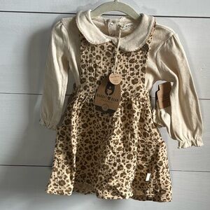 Rabbit & Bear Organics Leopard Print Dress